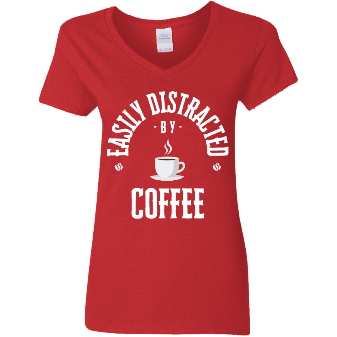 Easily Distracted V-Neck T-Shirt