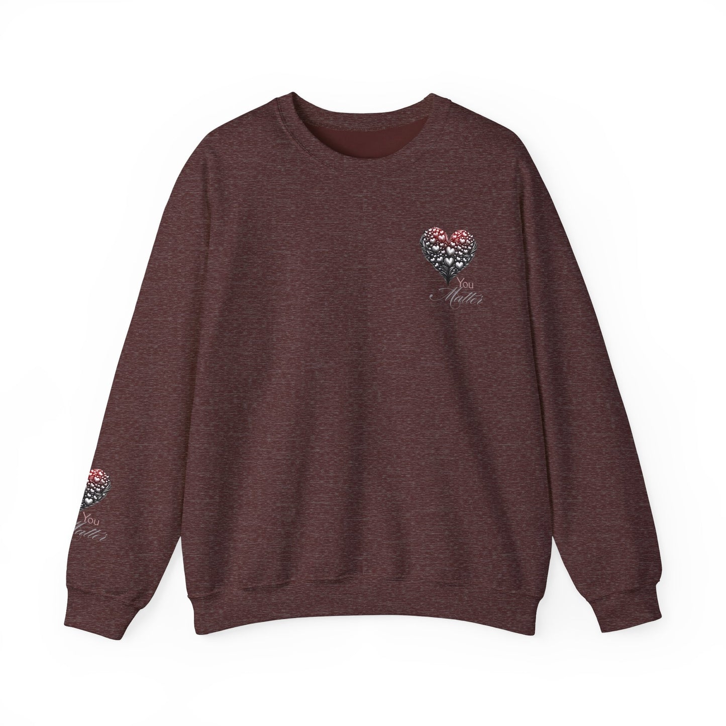 "You Matter" Heart Sweatshirt