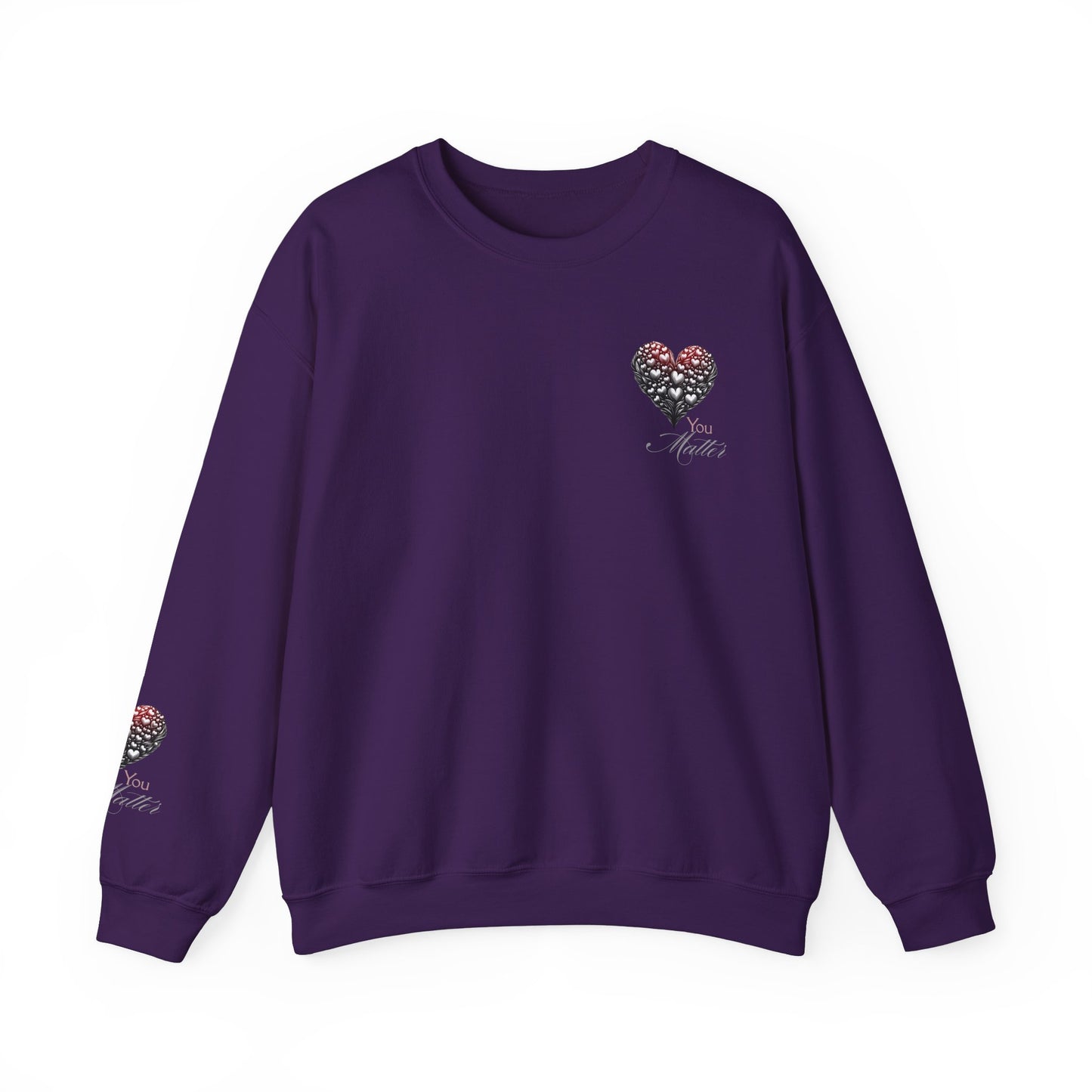 "You Matter" Heart Sweatshirt
