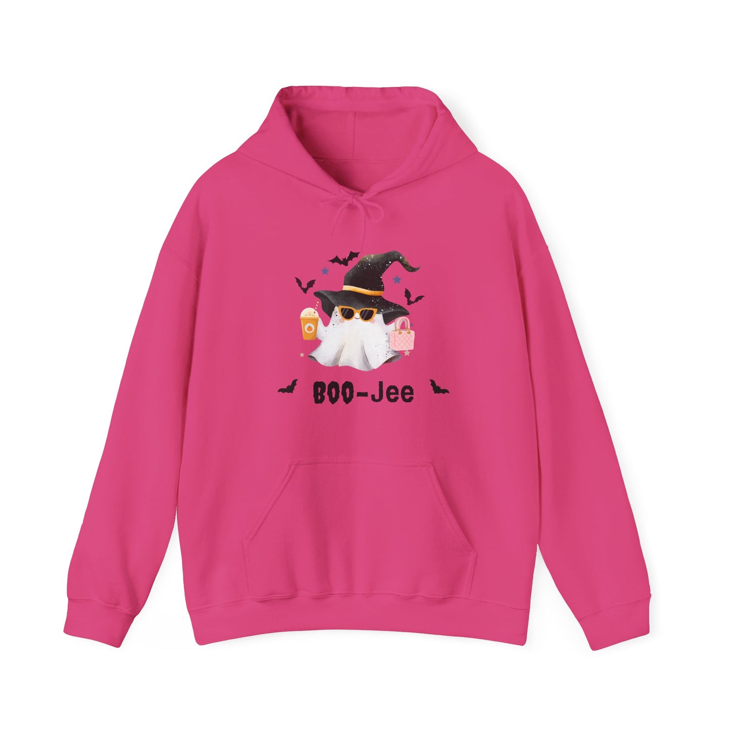 Boo-Jee and Cute Halloween Ghost Hooded Sweatshirt
