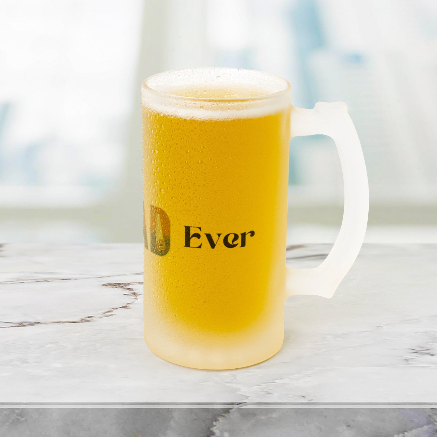 Best DAD Ever Frosted Beer Stein