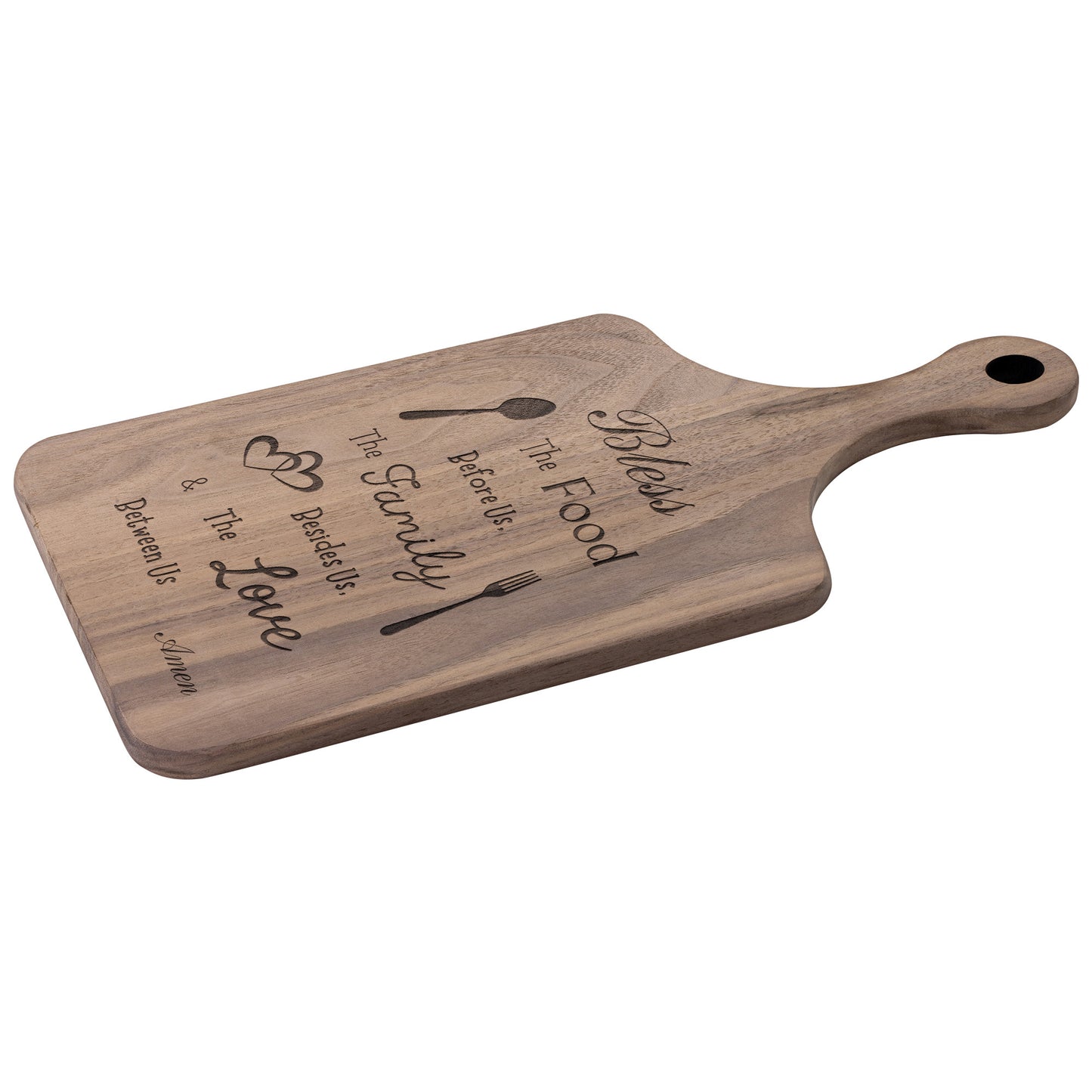 Bless The Food Cutting Board