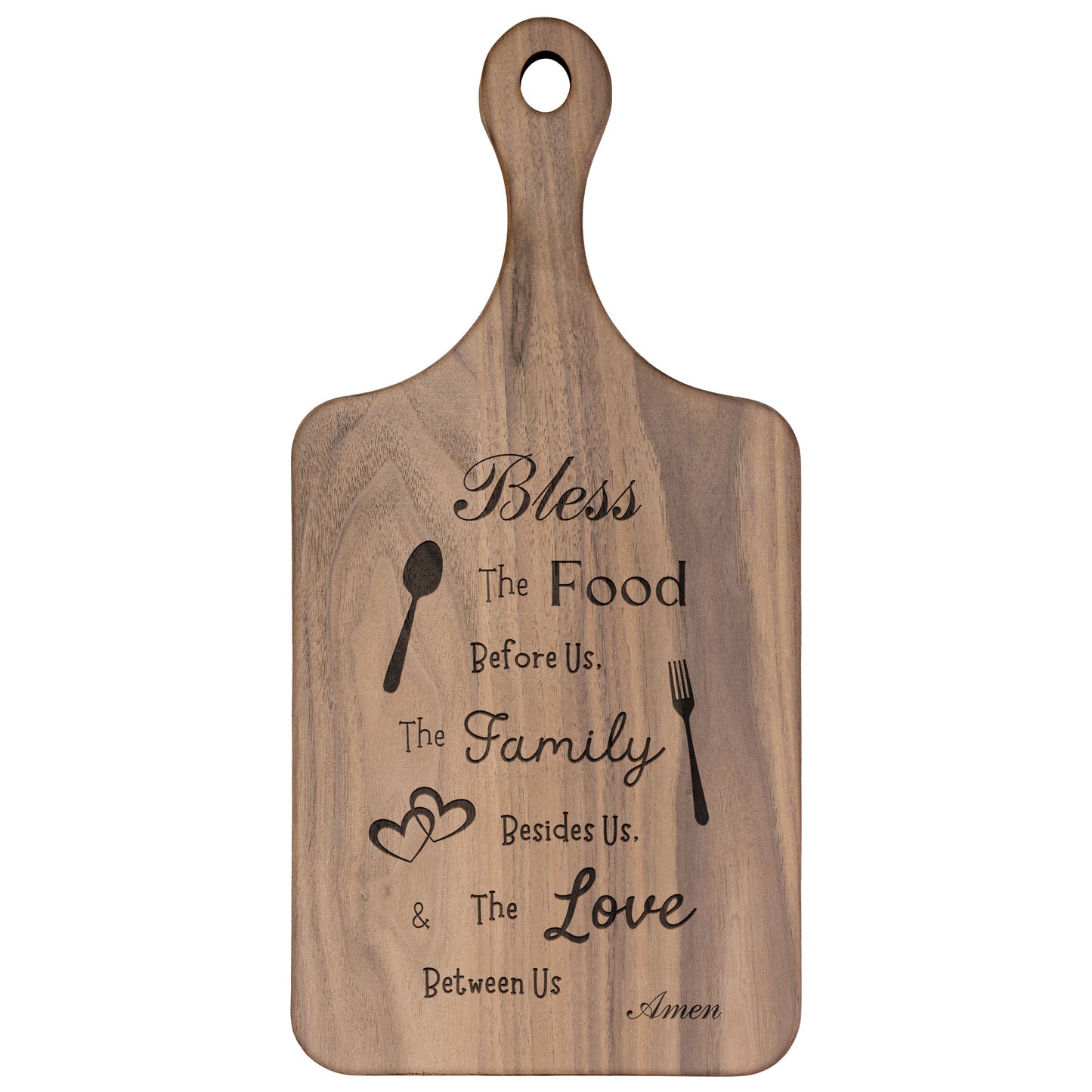 Bless The Food Cutting Board