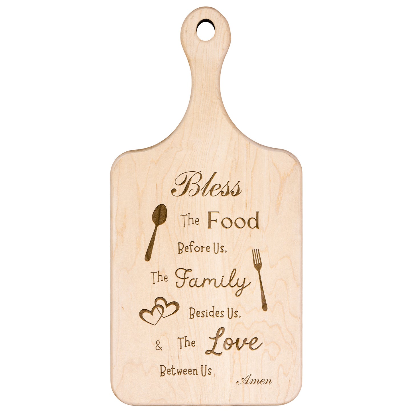 Bless The Food Cutting Board
