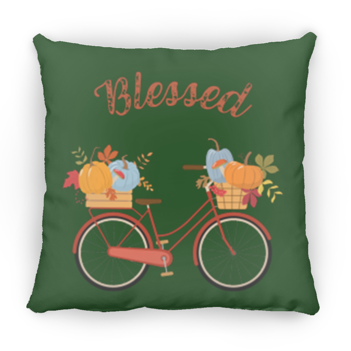 Bicycle Medium Square Fall Pillow