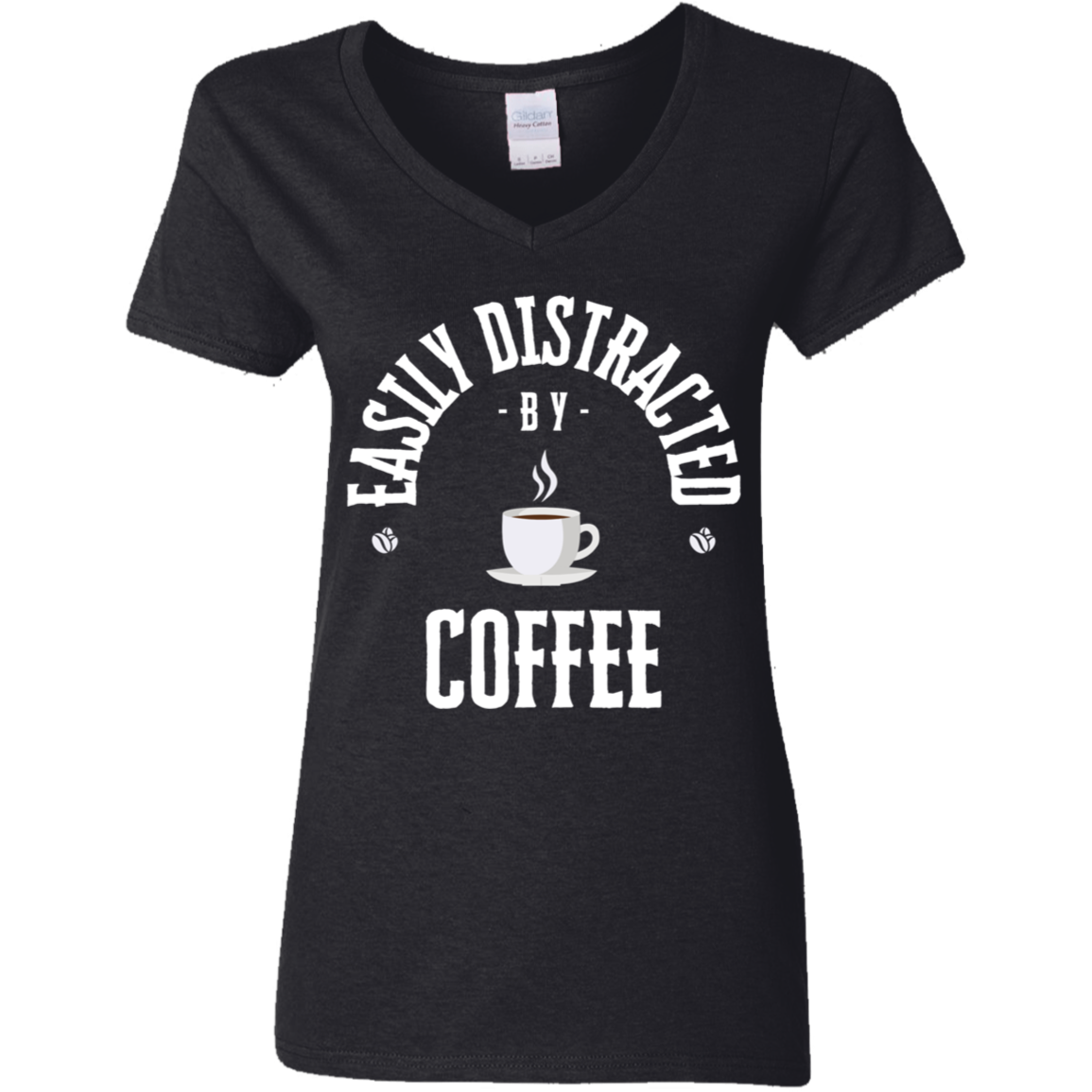 Easily Distracted V-Neck T-Shirt