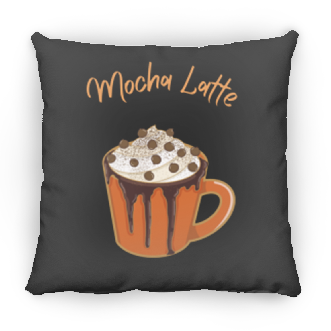 Mocha Latte Medium Square Fall Pillow