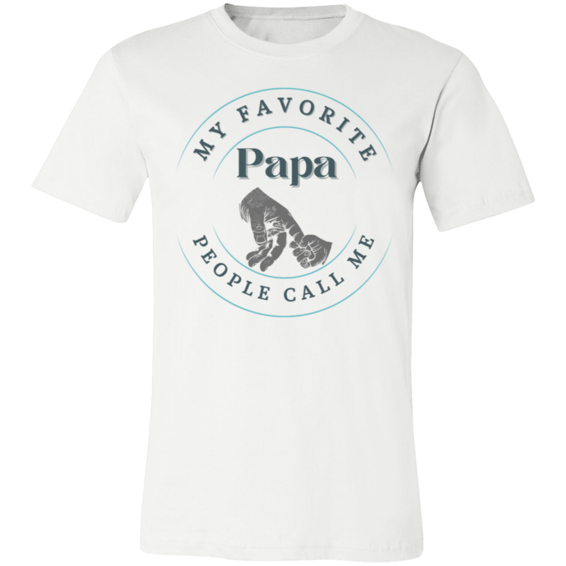 "My Favorite People Call Me Papa" Short-Sleeve T-Shirt