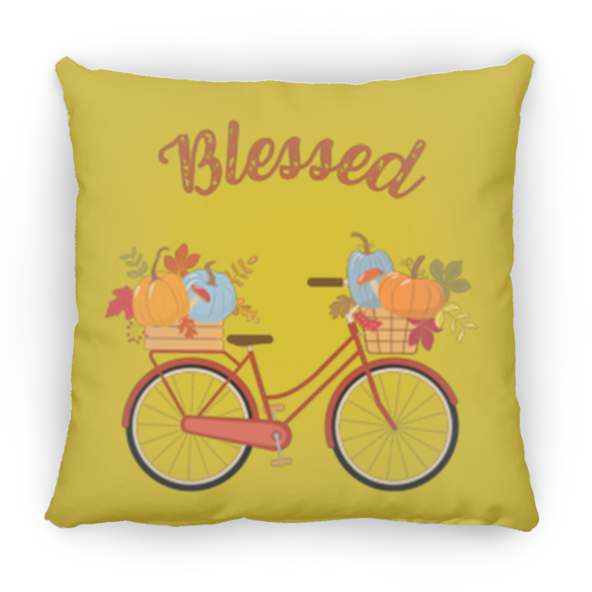 Bicycle Medium Square Fall Pillow