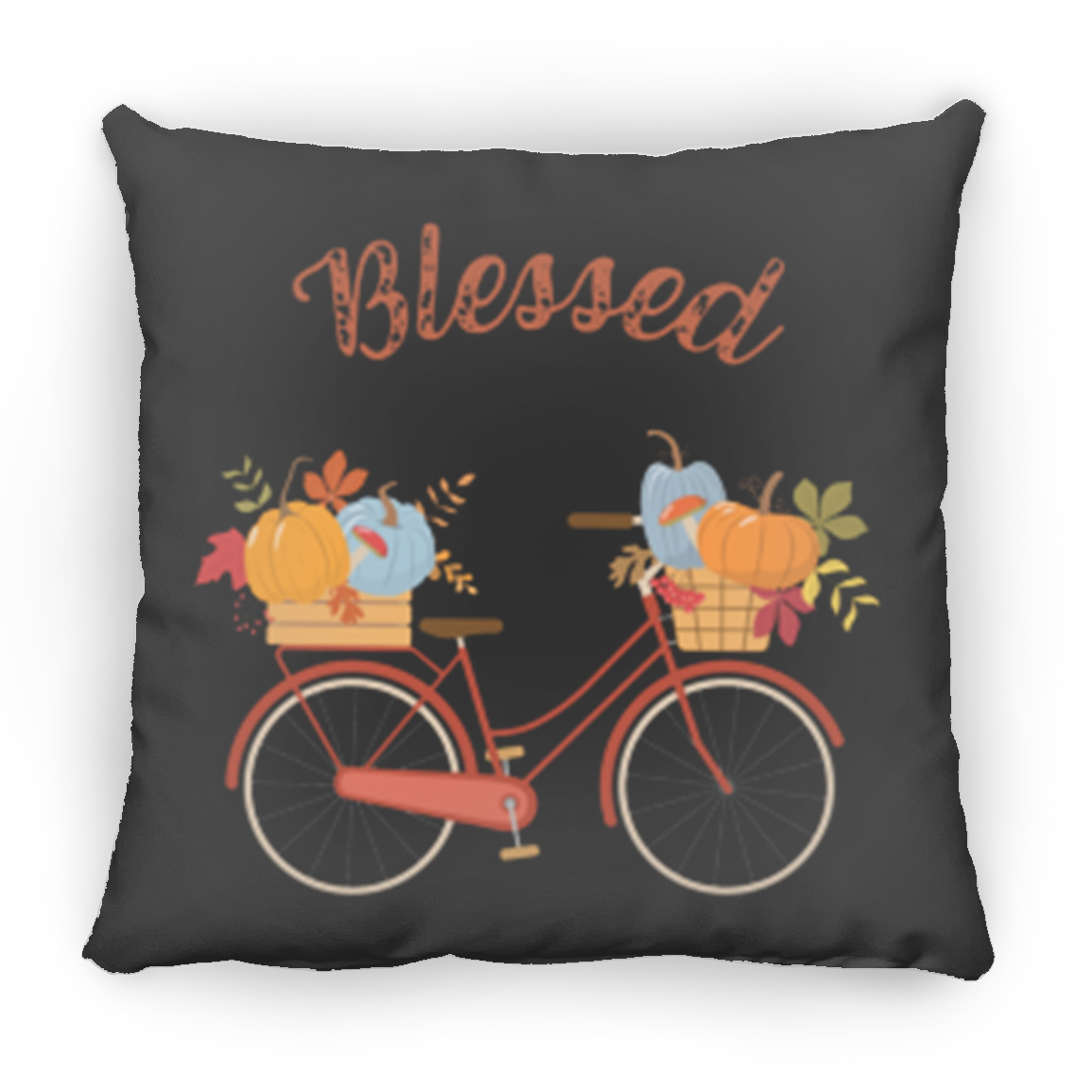 Bicycle Medium Square Fall Pillow