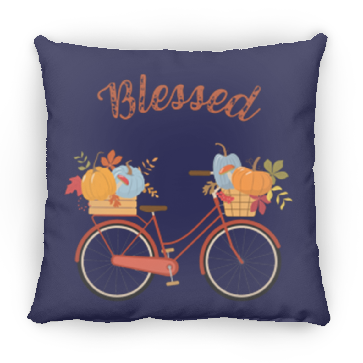 Bicycle Medium Square Fall Pillow