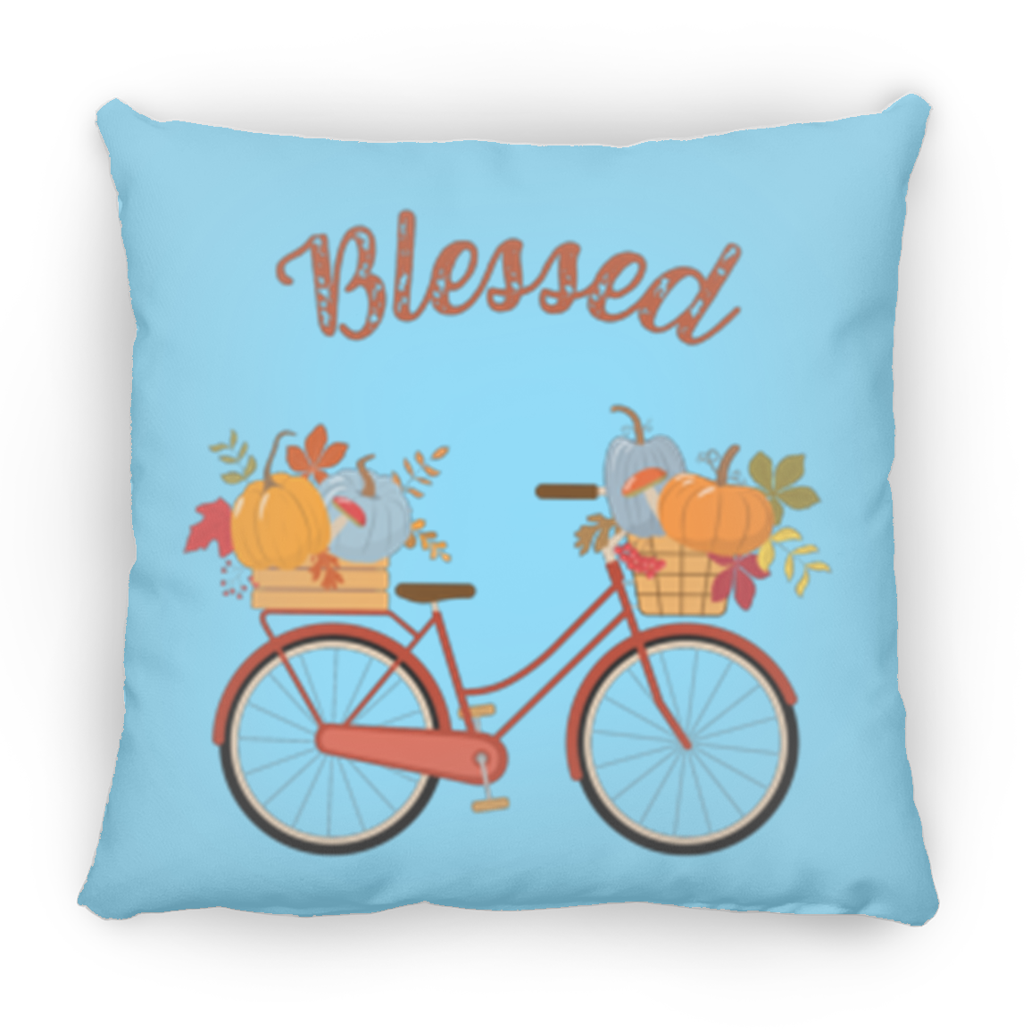 Bicycle Medium Square Fall Pillow
