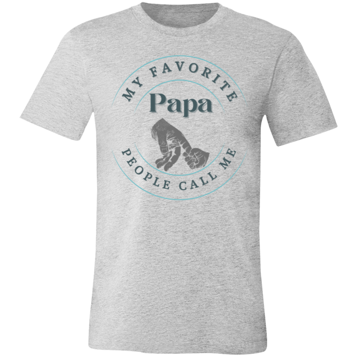 "My Favorite People Call Me Papa" Short-Sleeve T-Shirt
