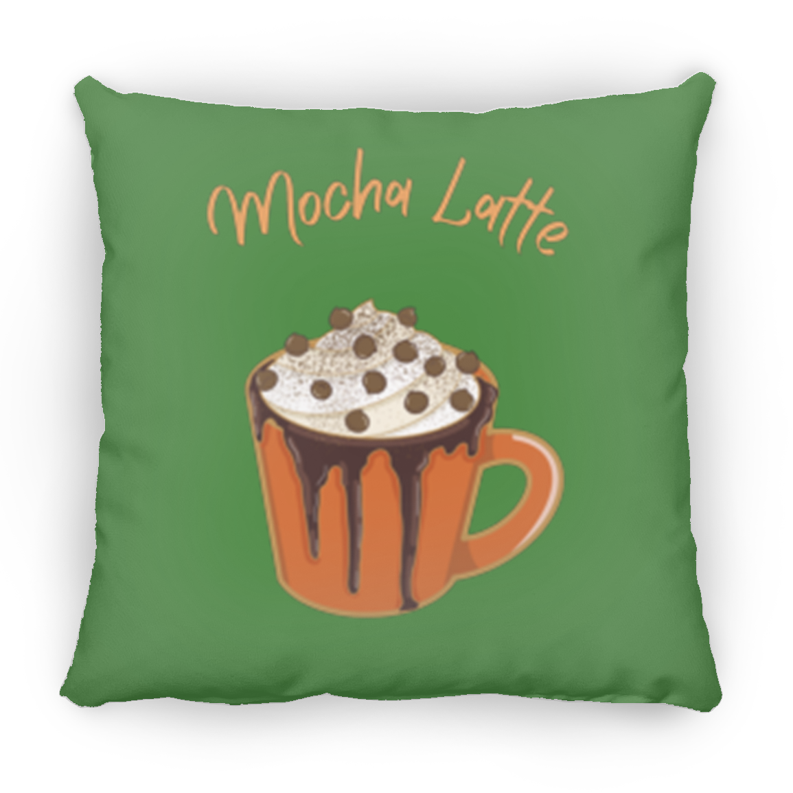 Mocha Latte Medium Square Fall Pillow