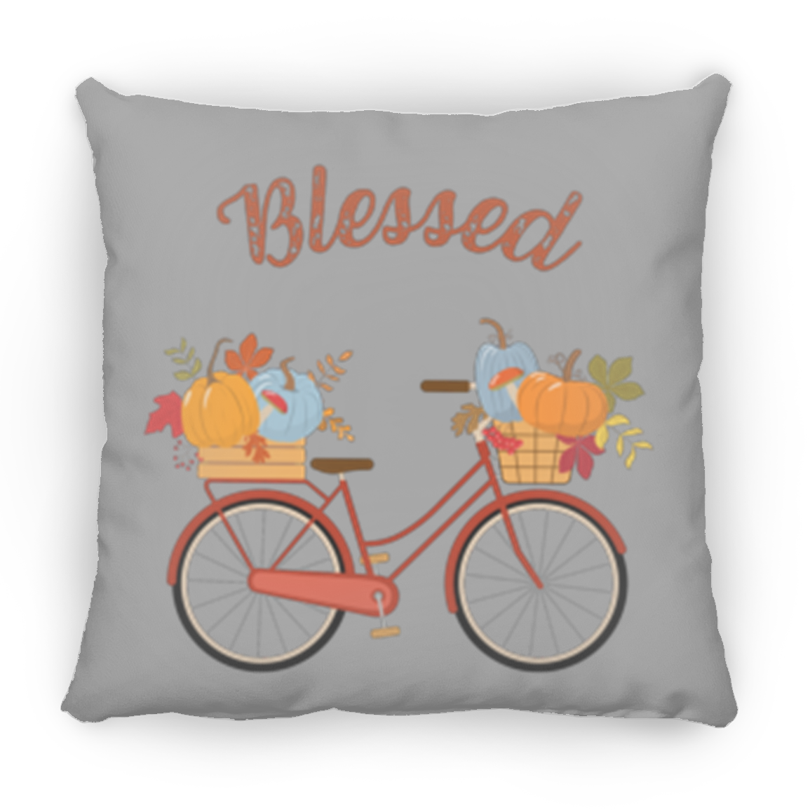 Bicycle Medium Square Fall Pillow