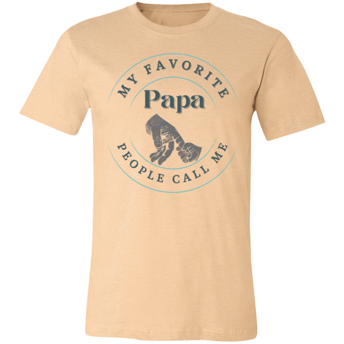 "My Favorite People Call Me Papa" Short-Sleeve T-Shirt