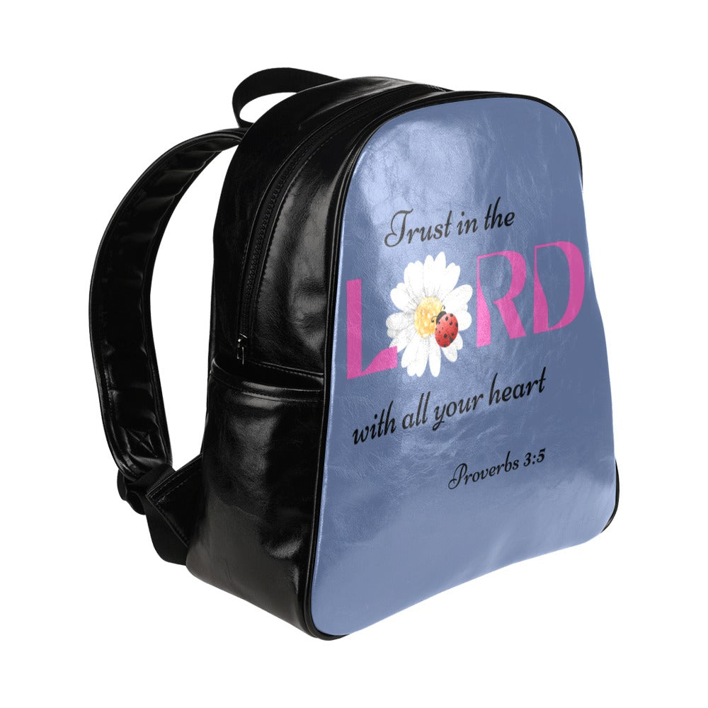 "Trust In The Lord" Multi Pocket Backpack
