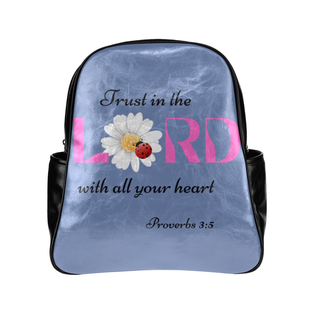 "Trust In The Lord" Multi Pocket Backpack