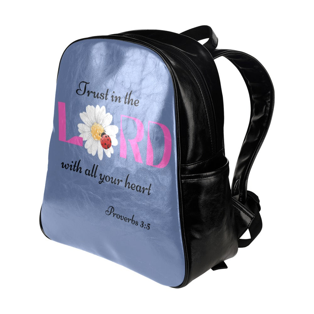 "Trust In The Lord" Multi Pocket Backpack