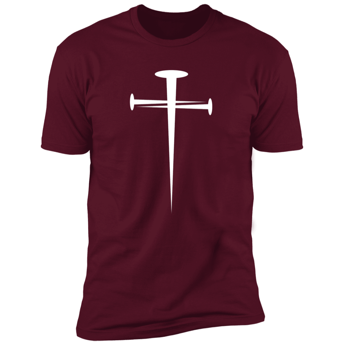 "Steel Nails Cross" Men's Premium Short Sleeve T-Shirt