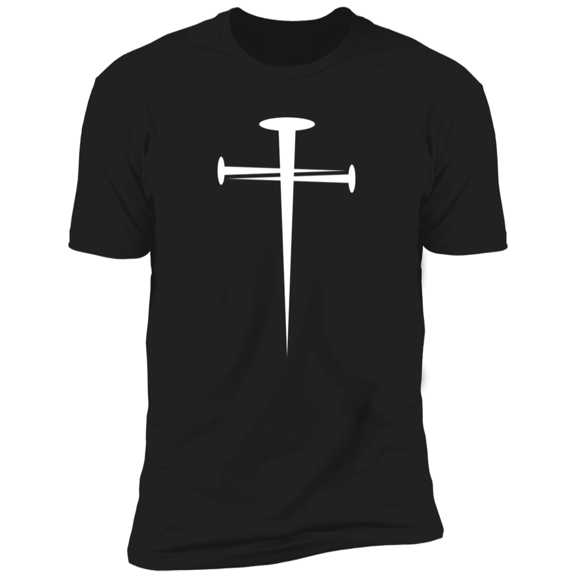 "Steel Nails Cross" Men's Premium Short Sleeve T-Shirt