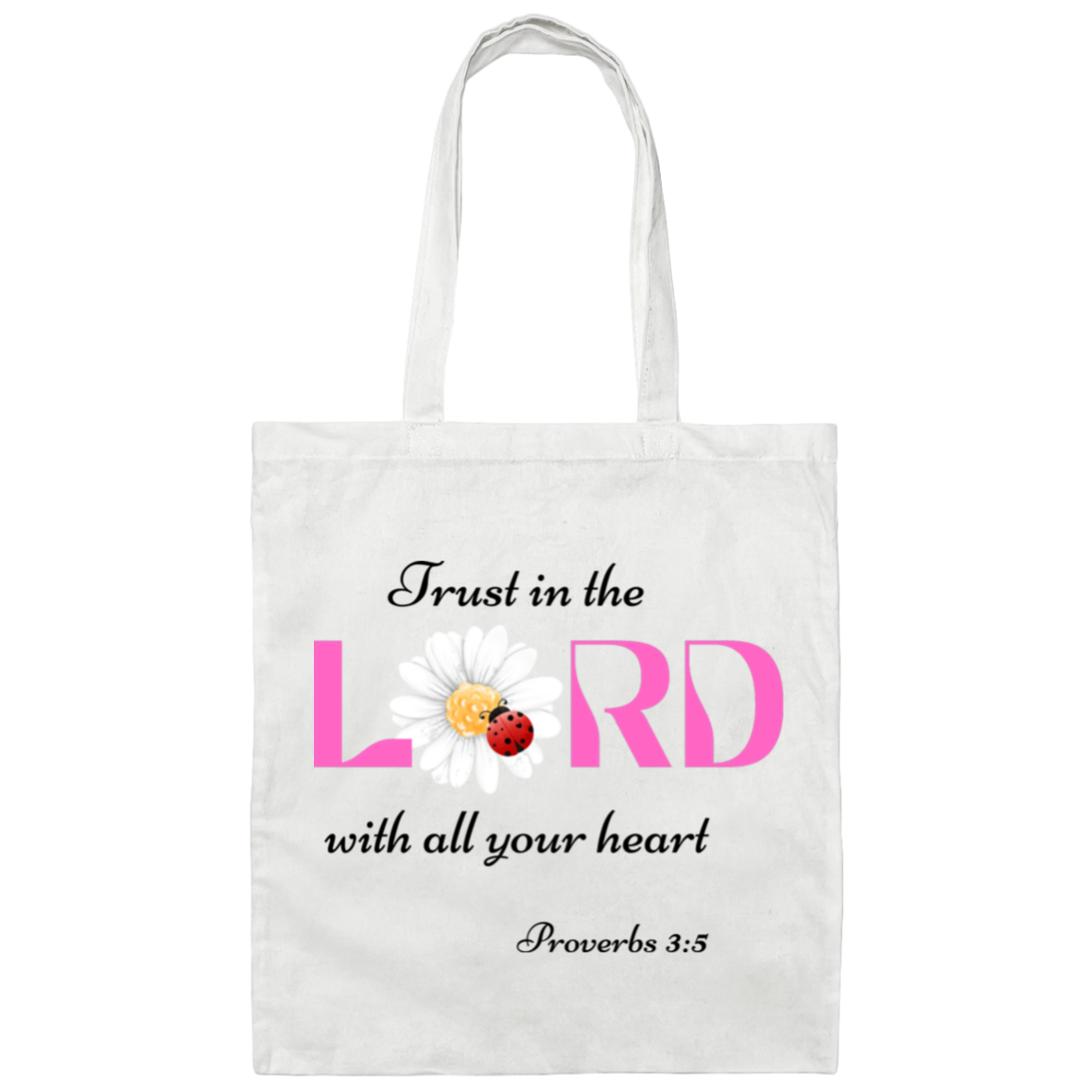 "Trust in the Lord" Canvas Tote Bag