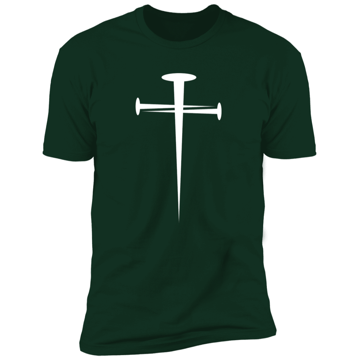 "Steel Nails Cross" Men's Premium Short Sleeve T-Shirt