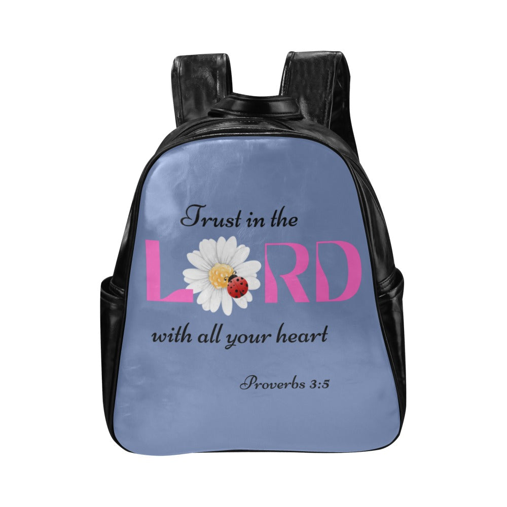 "Trust In The Lord" Multi Pocket Backpack